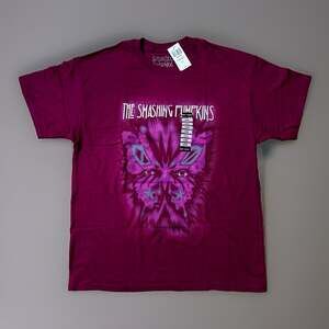 The Smashing Pumpkins Butterfly Face T-Shirt Size LARGE New With Tags
